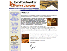 Tablet Screenshot of joewoodworker.com